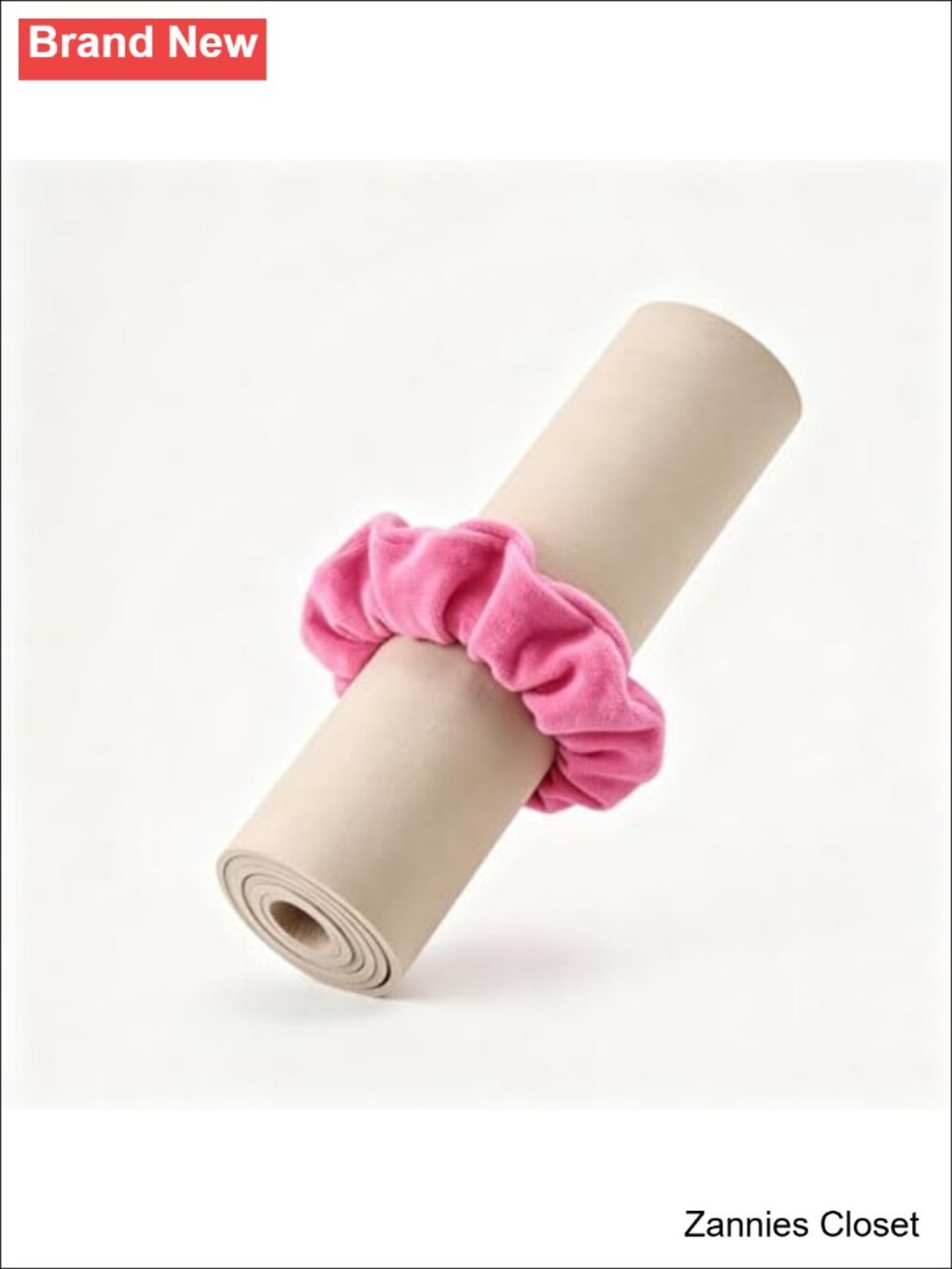 ✨ Velvet Yoga Mat Scrunchie Elastic Holder Strap for All Standard Mats